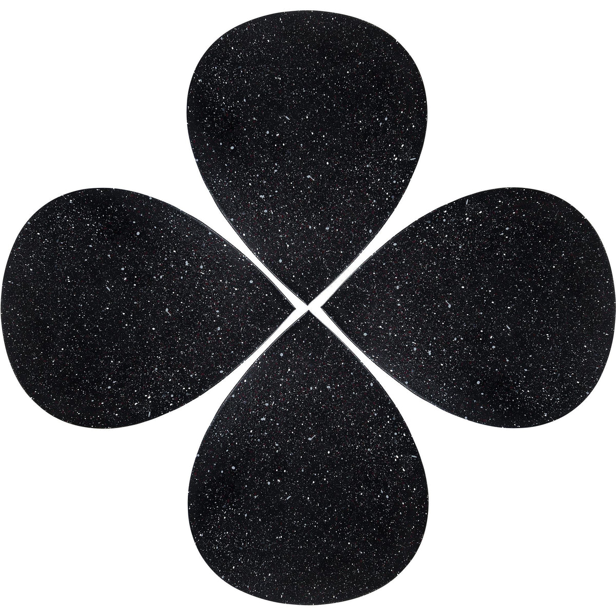 Meridian Petal Black Coffee Table