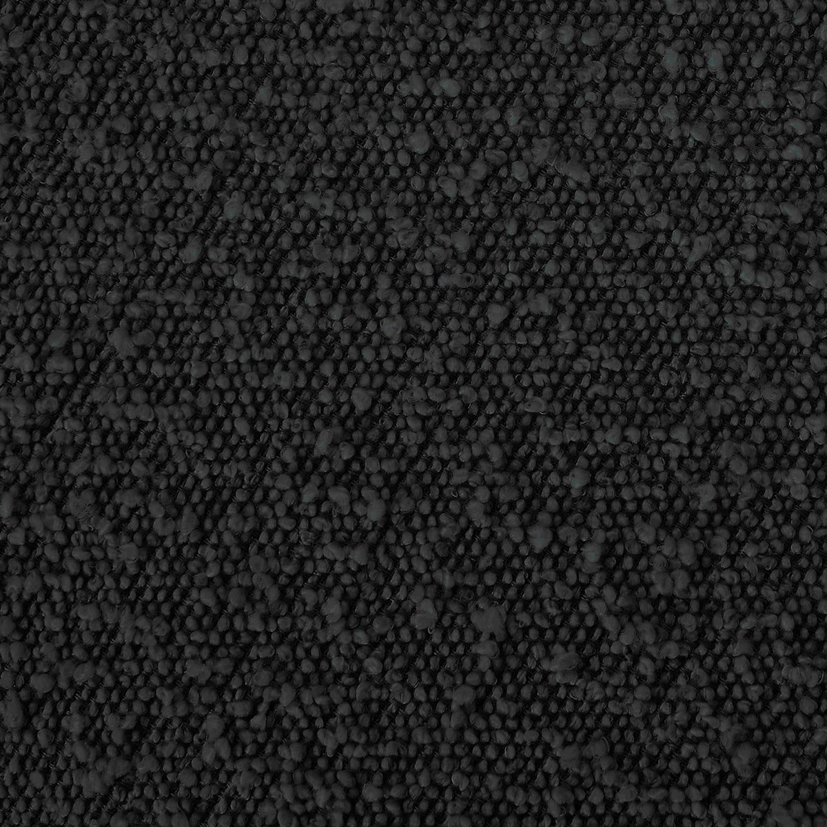 Meridian Kelly Black Boucle Fabric Queen Bed (3 Boxes)