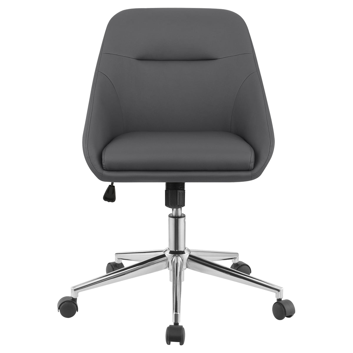Jackman Upholstered Adjustable Home Office Desk Chair Brown