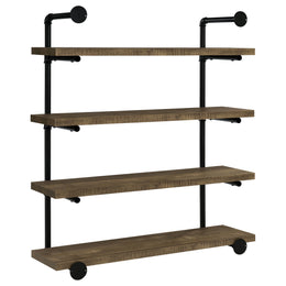 Elmcrest 24-inch 4-shelf Wall Bookshelf Grey Driftwood
