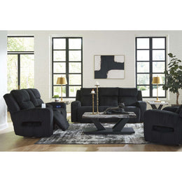 Swipe Furniture Exclusive Design Forest Lake Power Reclining Fabric Loveseat with Console PC6420218