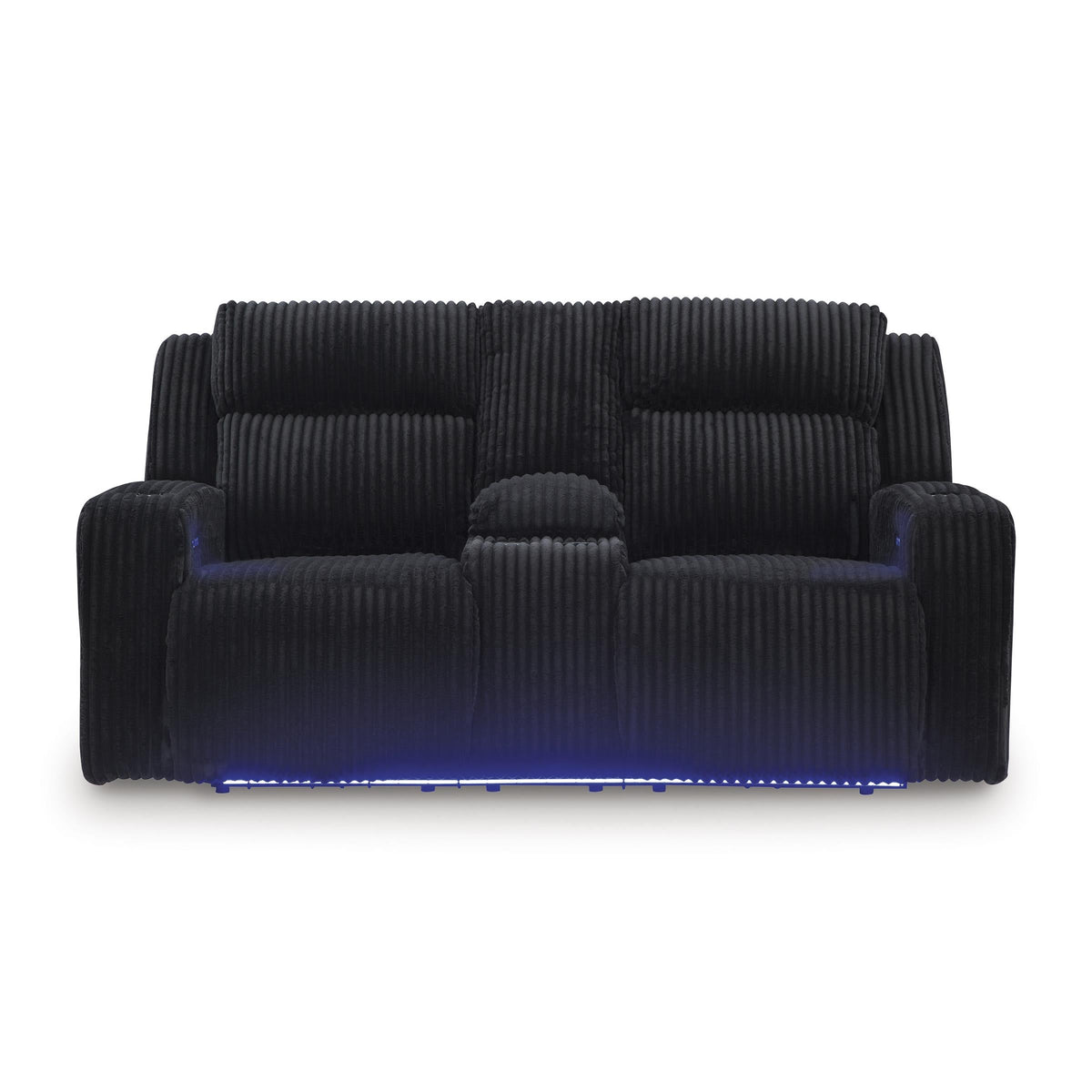 Swipe Furniture Exclusive Design Forest Lake Power Reclining Fabric Loveseat with Console PC6420218