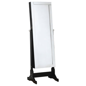 Batista Cheval Mirror with Jewelry Storage White