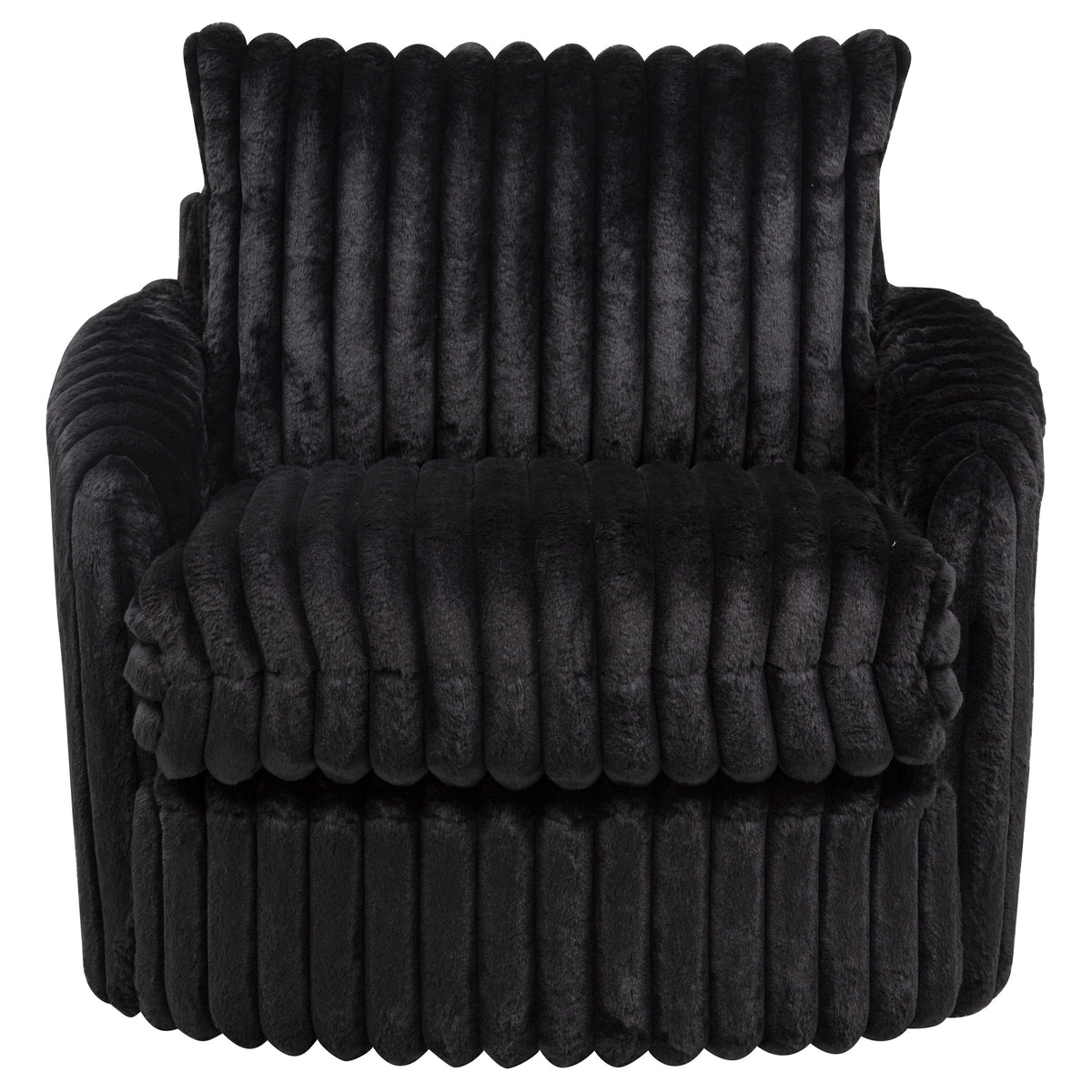 Sarco Corduroy Upholstered Swivel Accent Arm Chair Ivory