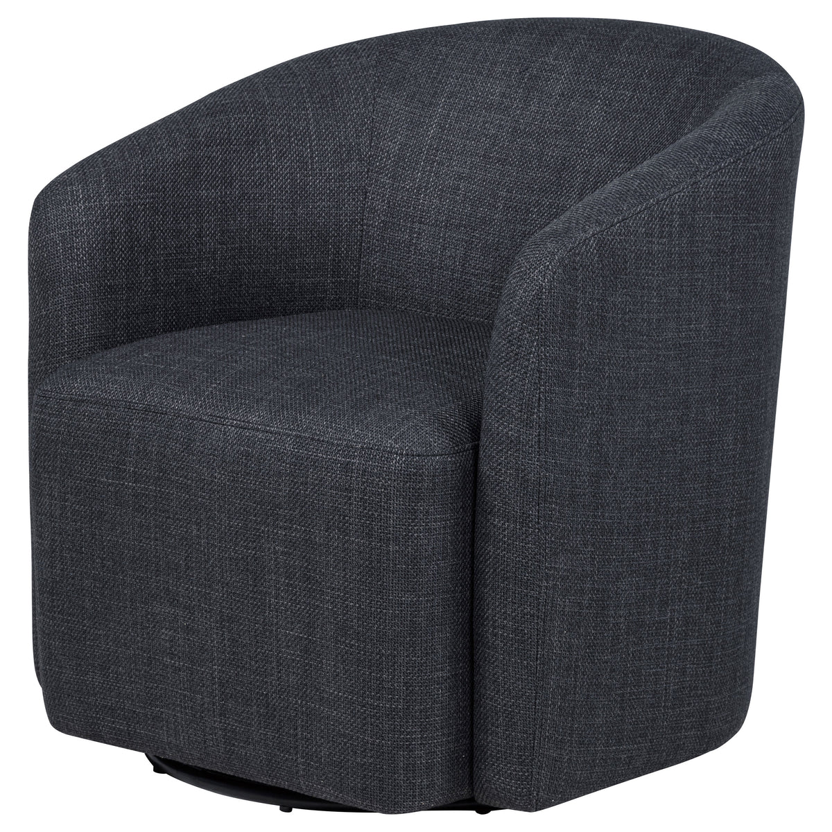 Mossbrook Fabric Upholstered Swivel Accent Chair