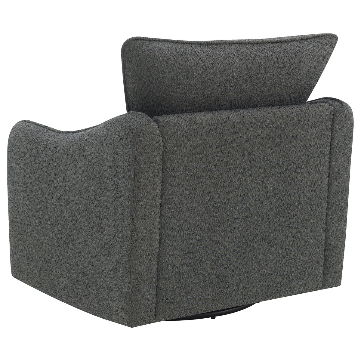 Madia Upholstered Sloped Arm Swivel Glider Chair Vanilla