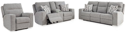 Biscoe Sofa Loveseat and Recliner