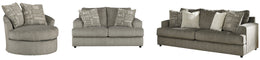 Soletren Sofa, Loveseat, Chair and Ottoman