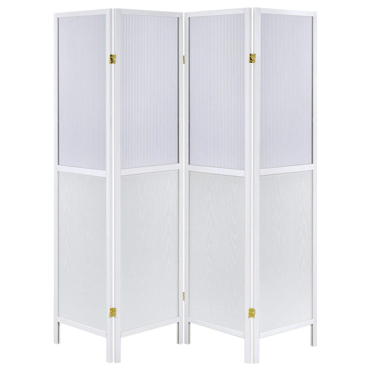 Mattison 4-Panel Room Divider Folding Shoji Screen Natural