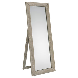 Cadence Tempered Glass Length Mirror Grey Washed Oak