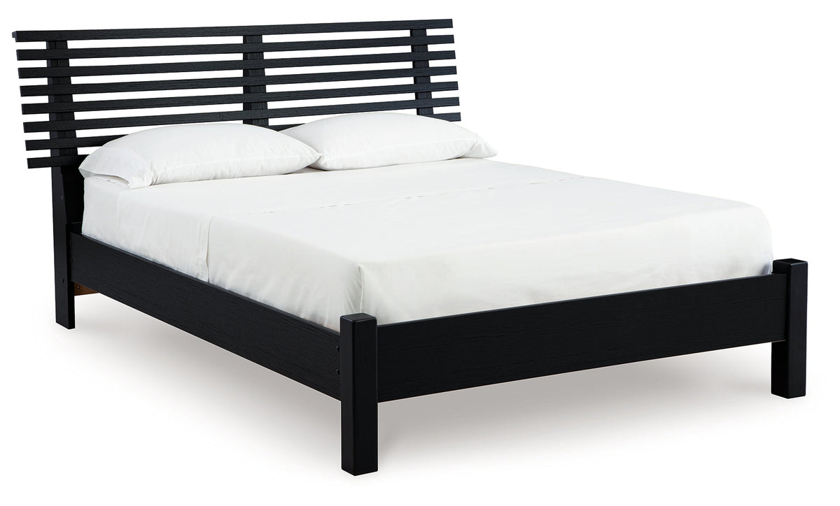 Danziar Slat Panel Bed