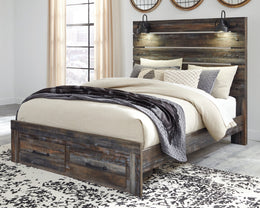 Drystan Bookcase Bed with 2 Storage Drawers