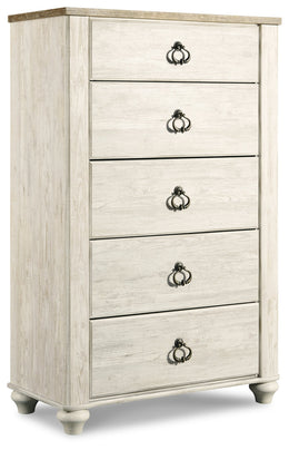 Willowton Five Drawer Chest