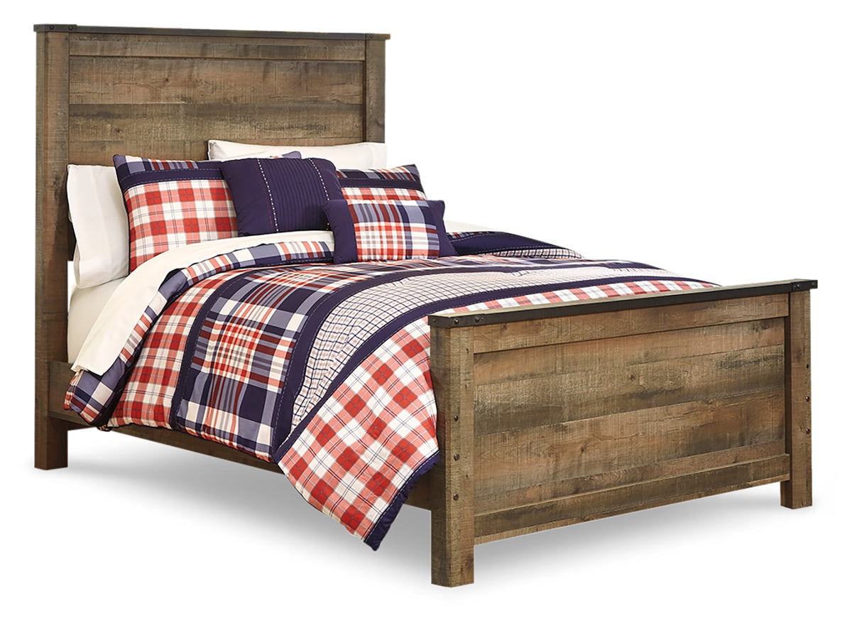 Trinell Bookcase Bed with 2 Storage Drawers