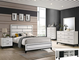 Akerson Bedroom Set Chalk