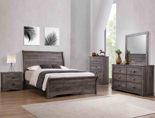 Coralee Bedroom Set Grey