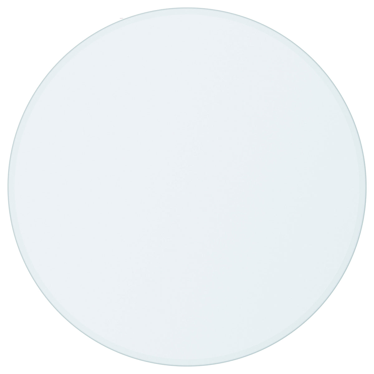 48-inch 6mm Round Clear Tempered Glass Top