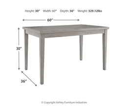Parellen Dining Table and 6 Chairs