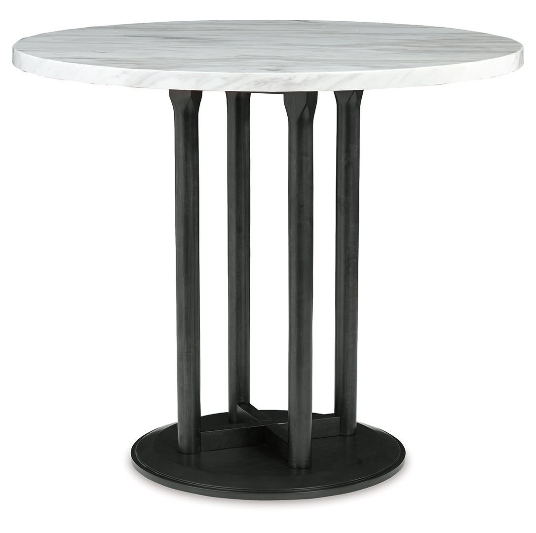 Centiar Counter Height Dining Table and 4 Barstools