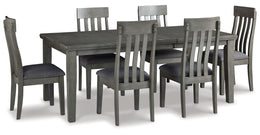 Hallanden Counter Height Dining Table and 6 Barstools