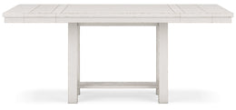 Robbinsdale Counter Height Dining Table and 6 Barstools and Bench with Storage