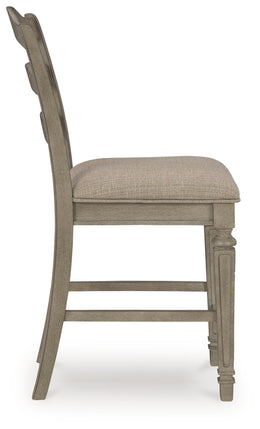 Lodenbay Counter Height Dining Table and 6 Barstools with Storage