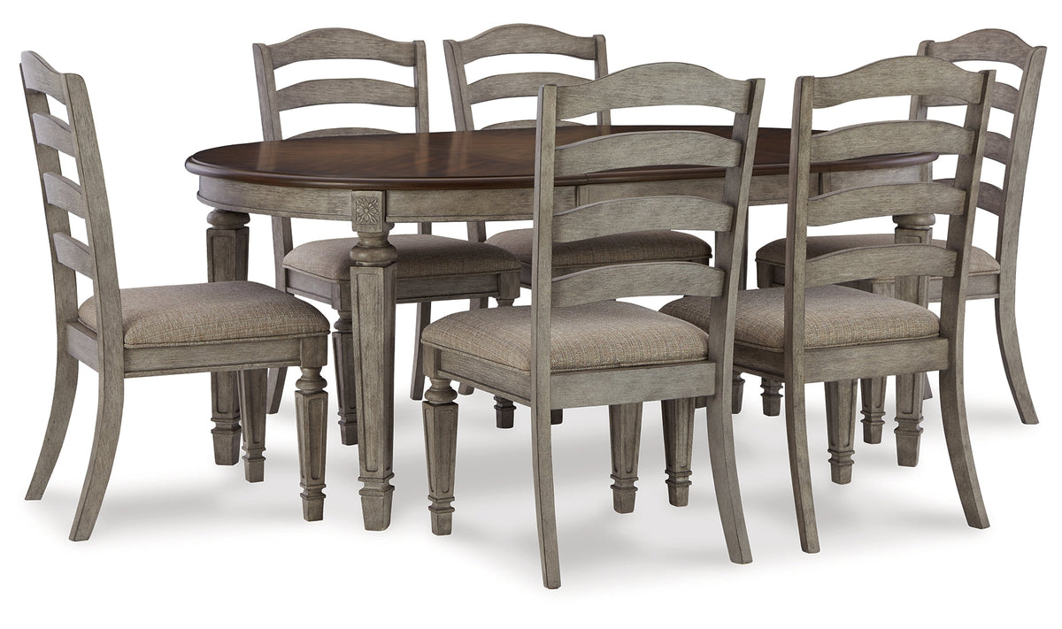 Lodenbay Dining Table and 4 Chairs with Storage