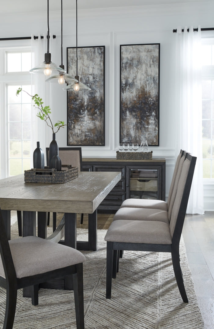 Foyland Dining Table and 6 Chairs
