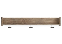 Oliah Wall Mounted Coat Rack w/Shelf