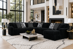 Midnight-Madness 2-Piece Sectional Sofa with Chaise