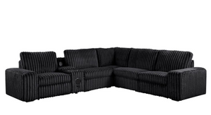 Amelia Onyx Power Reclining Sectional