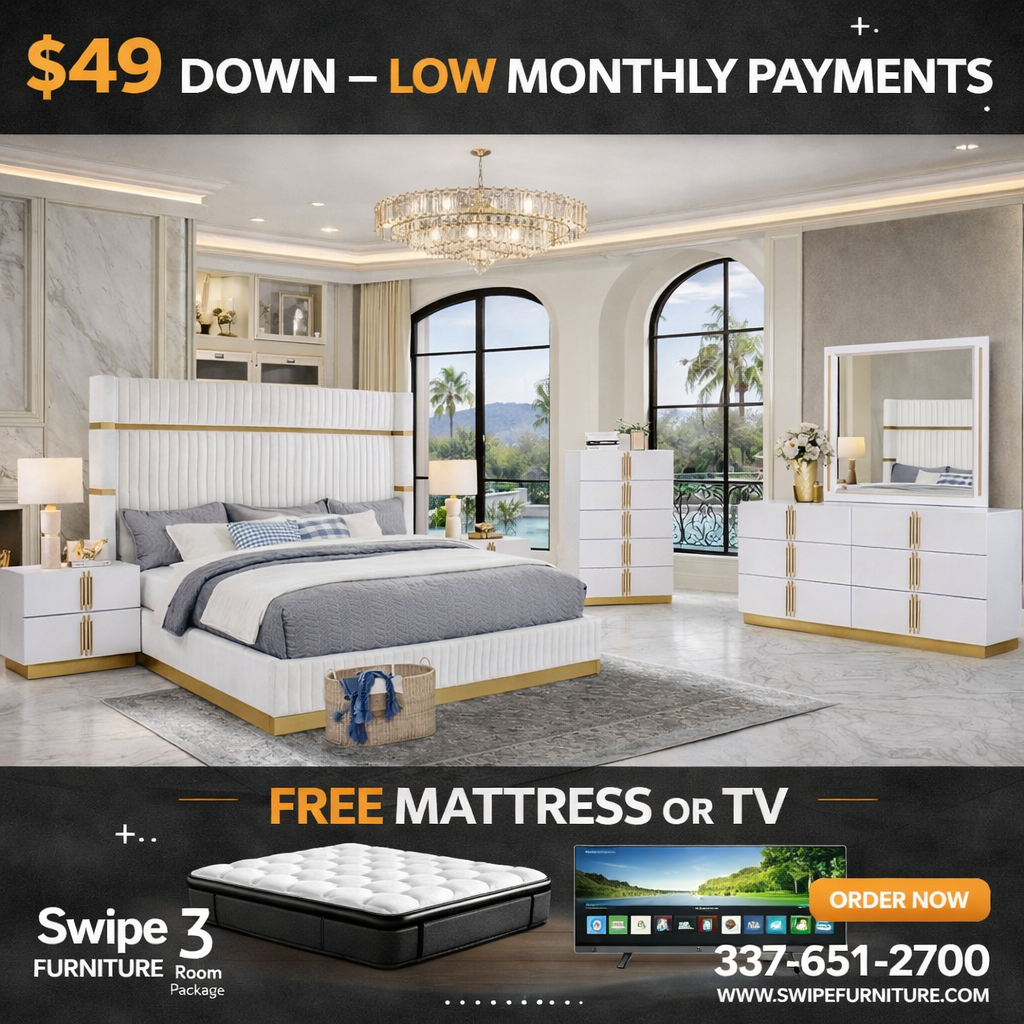 Evon (White) Bedroom Set