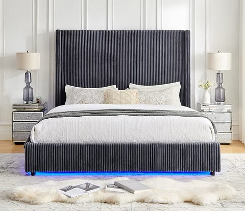 Belinda Platform Bed (w/ USB PORTS) – Includes Mattress
