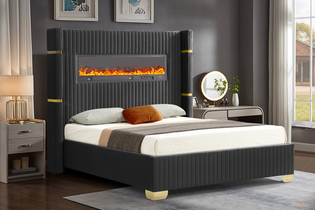 Romance Platform Bed (w/ USB PORTS) – Includes Mattress