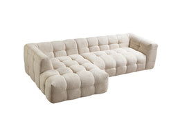 Ivy Sand Boucle LAF 110" Sectional