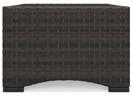 Windglow Outdoor Loveseat and 2 Chairs with Coffee Table