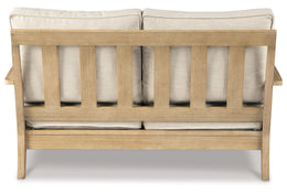 Clare View Outdoor Loveseat and 2 Lounge Chairs with Coffee Table and 2 End Tables