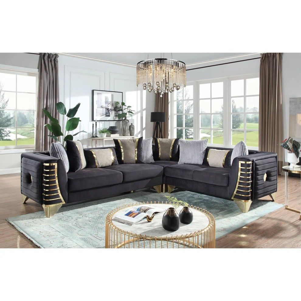 S4020 Donovan (Black) - Sectional