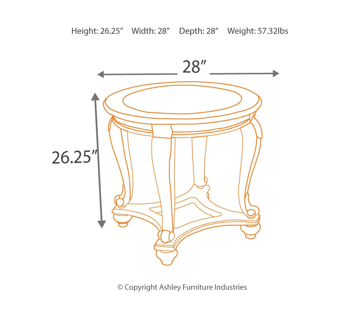 Norcastle Coffee Table with 2 End Tables