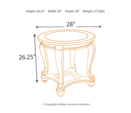 Norcastle Coffee Table with 2 End Tables