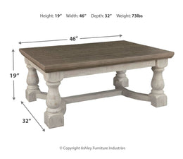 Havalance Coffee Table with 2 End Tables