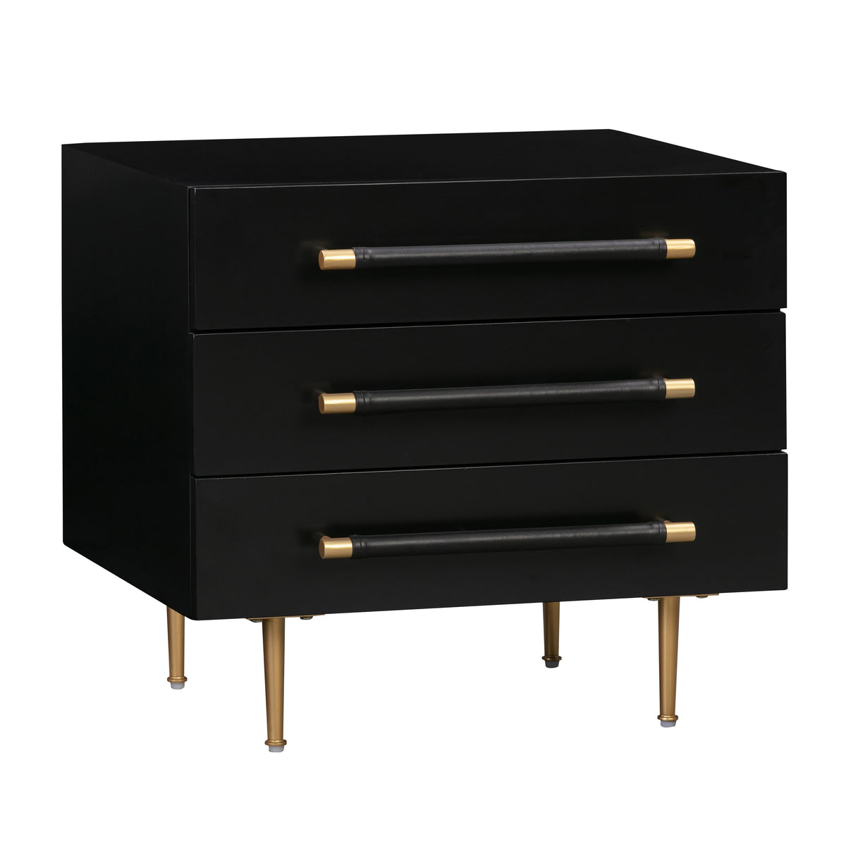 Trident Black Nightstand - UK