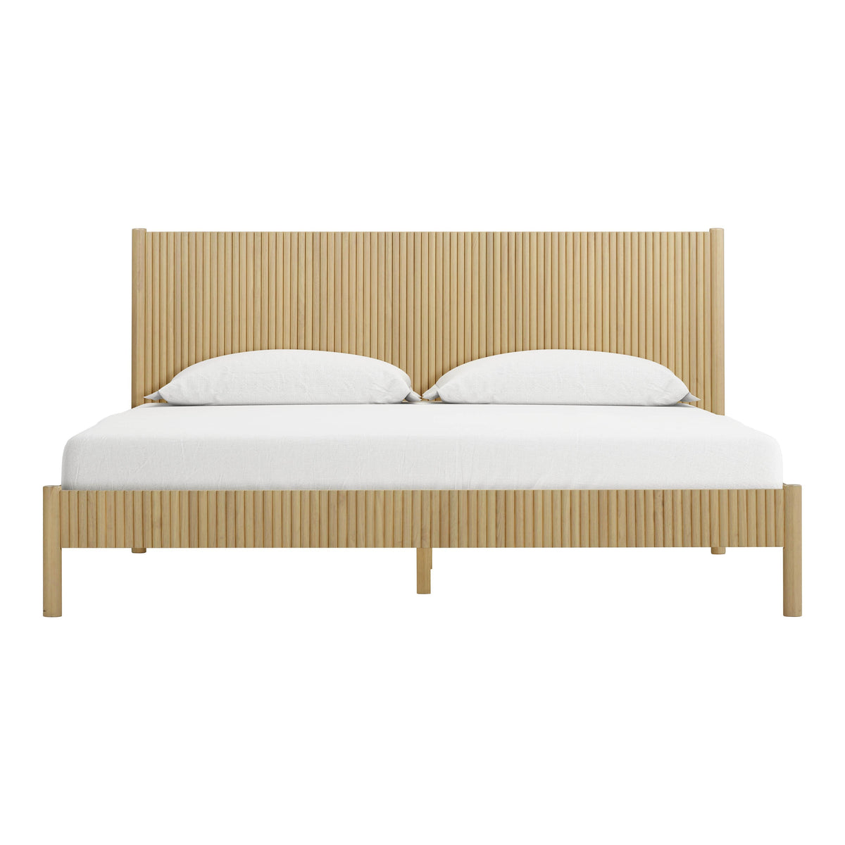 Tyla Natural Wood King Bed