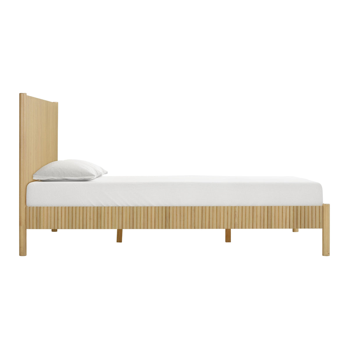 Tyla Natural Wood King Bed