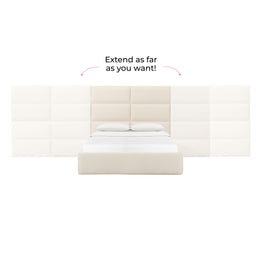 Eliana Cream Boucle King Wings (Set of 2)