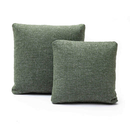 Malolo Green Basketweave 20" Square Vegan-Down Pillow - COVER