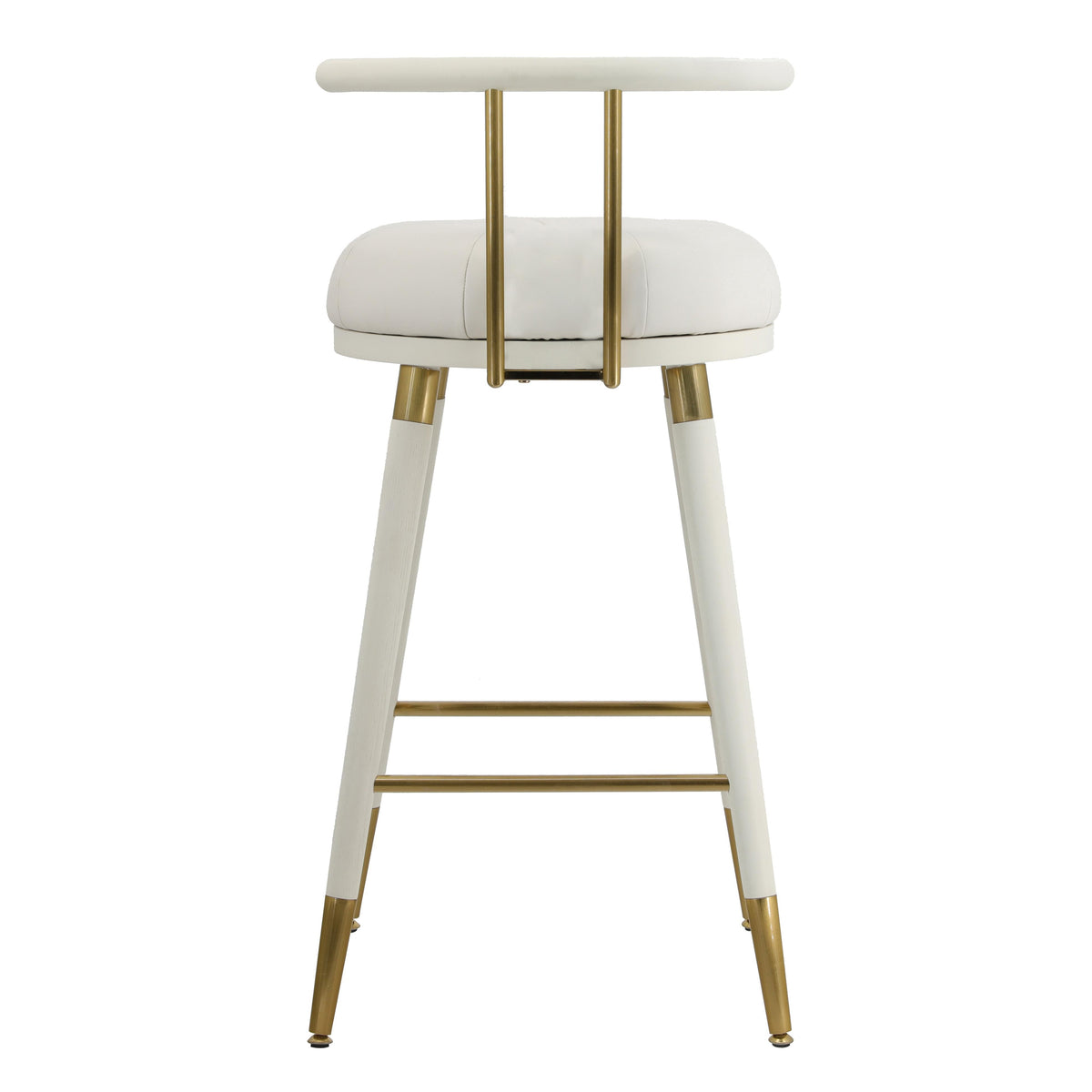 Juniper White Performance Vegan Leather Barstool