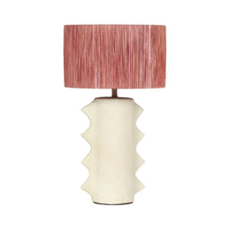 Wild Thing Papier Mache Table Lamp