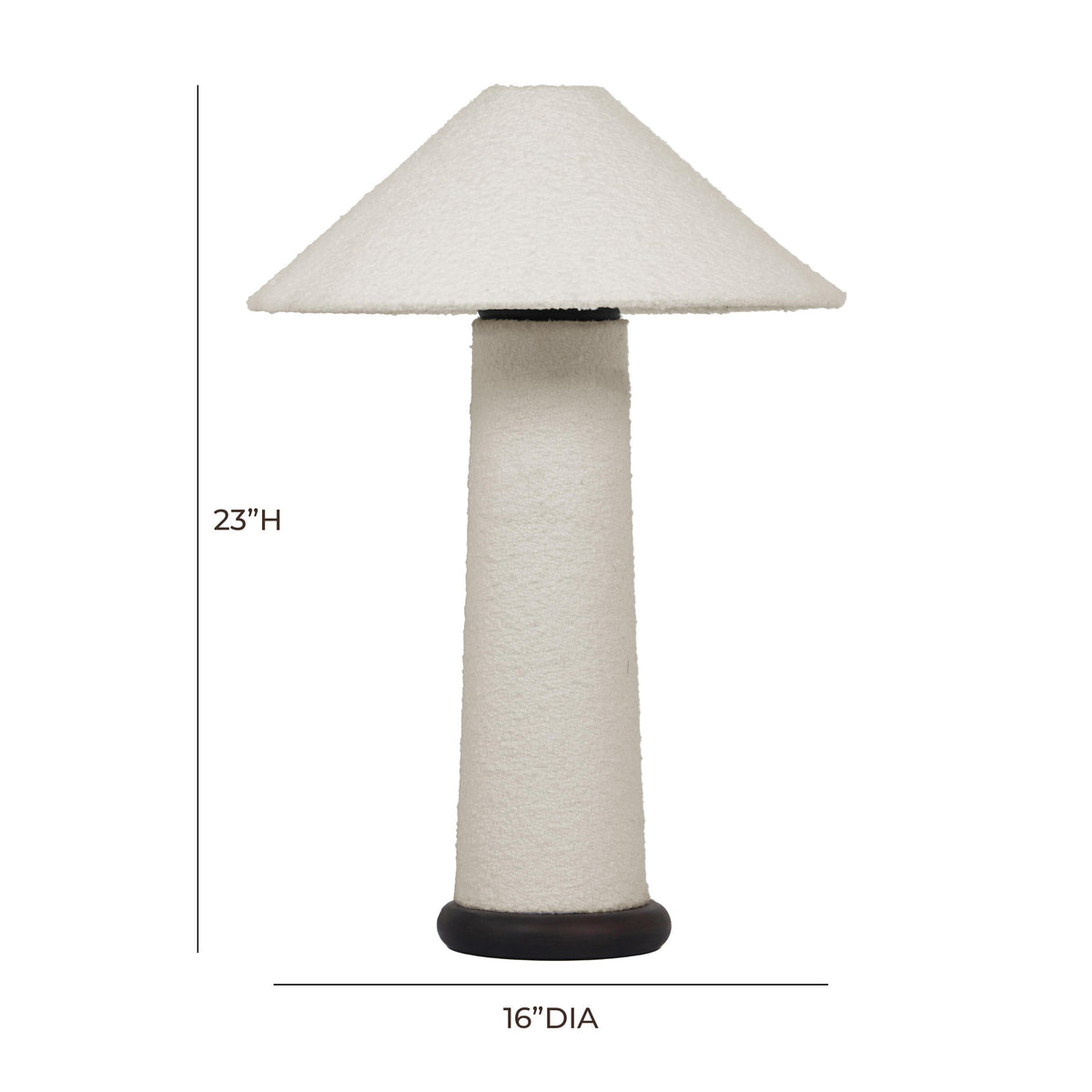 Faith Boucle Table Lamp