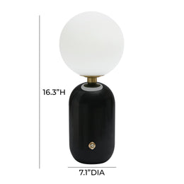 Liza Black Table Lamp